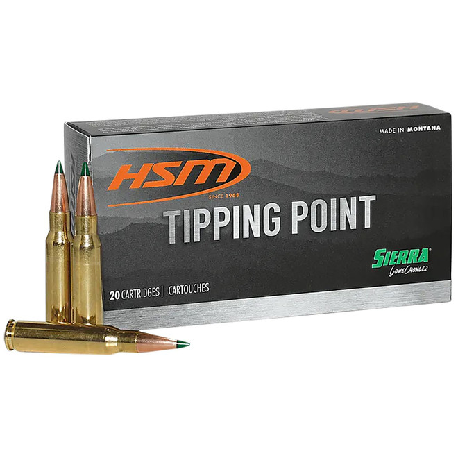 HSM Tipping Point 2 Super Shock Tip 7mm Rem 162 gr Hornady SST 20 Per Box/ 20 Case