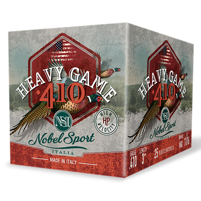 Nobel/Eurosports LLC ANS4136 Heavy Game 410Gauge 3" 11/16oz 6Shot 25 Per Box/10 Case