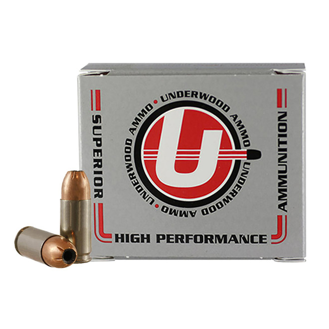 Underwood Ammo 139 ASP 9mmLuger+P 147gr Jacketed Hollow Point 20 Per Box/10 Case