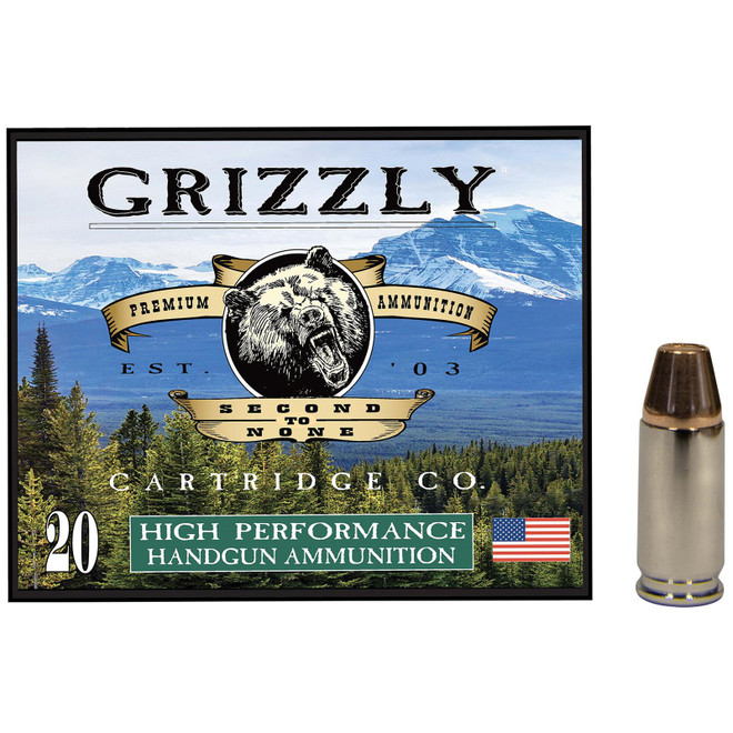 Grizzly Ammo GC9M+P29mm+P Luger 147gr Full Metal Jacket Flat Point 20 Per Box/10 Case
