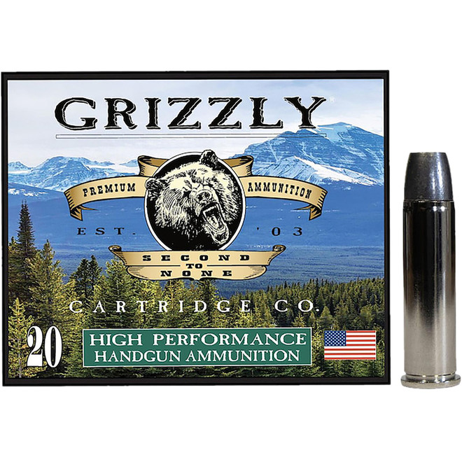 Grizzly Ammo GC357M14 357Mag 200gr Wide Long Nose Gas Check 20 Per Box/10 Case