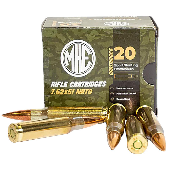Century Arms AM8293 7.62x51 147 gr Full Metal Jacket 20/50 *Sold by the Case