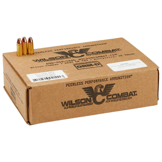 Wilson Combat RA9135HBFN 9mm 135gr Hollow Base Flat Nose