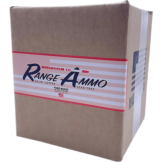 Fort Scott Munitions 556-055-SCVFNRA Range Ammo 5.56NATO 80gr Solid Copper Flat Nose 500rds