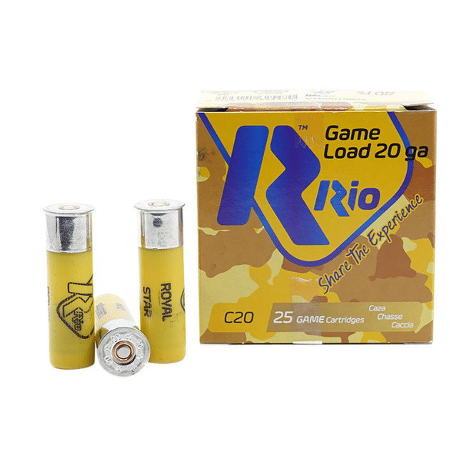 Rio Ammunition RSL20 Royal Star 20Gauge 3.875" 25 Per Box/10 Case