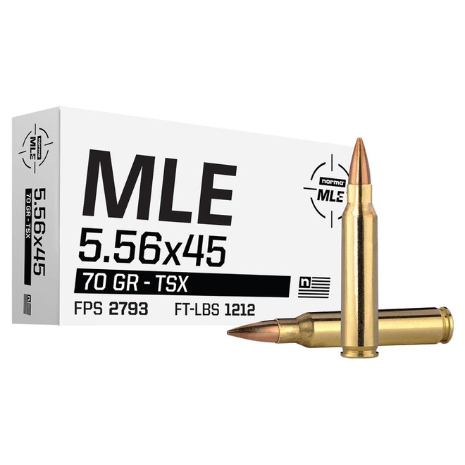 Norma Ammunition 601704041 Bondstrike 5.56mm 70gr 20 Per Box/10 Case