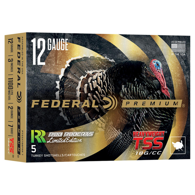 Federal PTSSX198FRR7 Heavyweight TSS 12Gauge 3" 2oz Tungsten 7Shot 5 Per Box/10 Case
