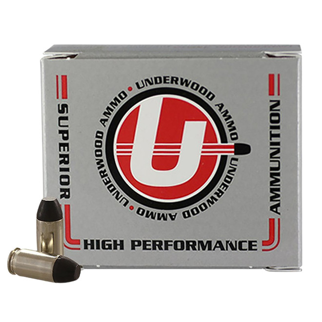 Underwood Ammo 730 380ACP 100gr Hard Cast Flat Nose 20 Per Box/10 Case