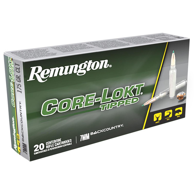 Remington Ammunition 28989 Core-Lokt Tipped 7mmBC 175gr 20 Per Box/10 Case
