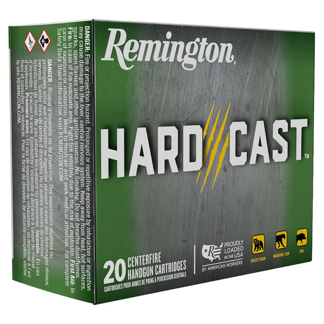 Remington Ammunition R28903 10mmAuto 200gr Hard Cast 20 Per Box/10 Case