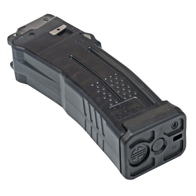 Sig Sauer MAGMPX910KM MPX 10rd 9mm Luger For Sig MPX Gen II/KeyMod Black Translucent Polymer