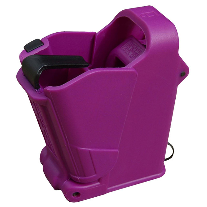 Maglula UP60PR UpLULA Loader & Unloader Double & Single Stack Style made of Polymer with Purple Finish for 9mm Luger, 45 ACP Pistols