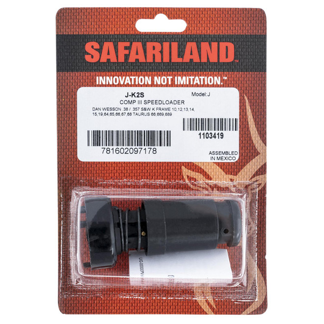 Safariland JK2S Comp III Speedloader 38 Special/357 Mag 6rd Dan Wesson/S&W