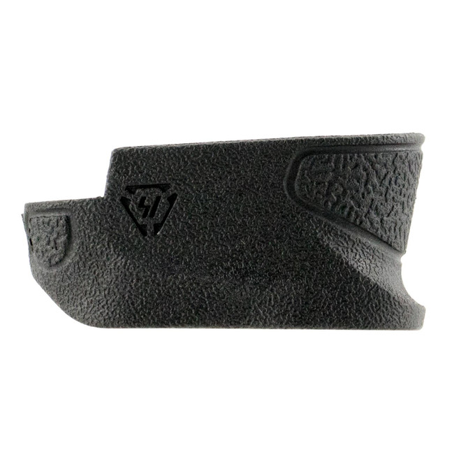Strike Industries EMPMPS Enhanced Magazine Plate made of Polymer with Black Finish & Extra Gripping Surface for S&W M&P Shield Magazines (Adds 2rds 9mm Luger, 1rd 40 S&W)