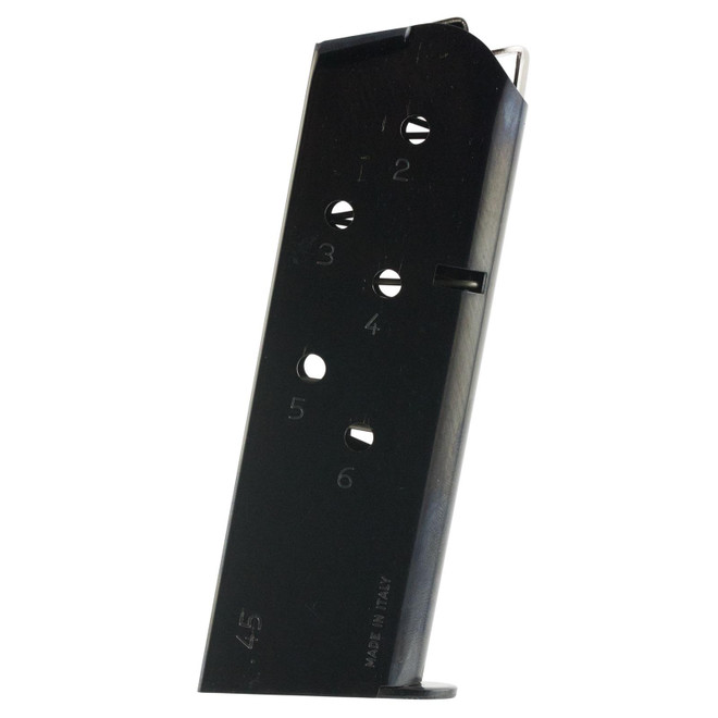 Mec-Gar MGCO4506B 1911 Officer 6rd 45 ACP, Blued Carbon Steel