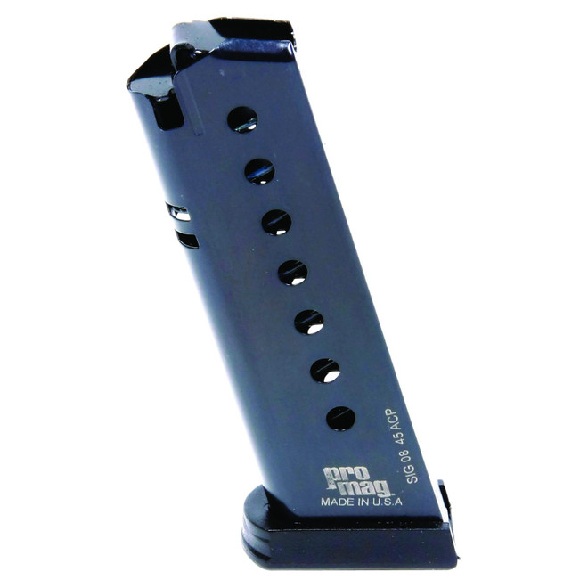 ProMag SIG08 Standard 8rd 45 ACP Fits Sig P220 Blued Steel