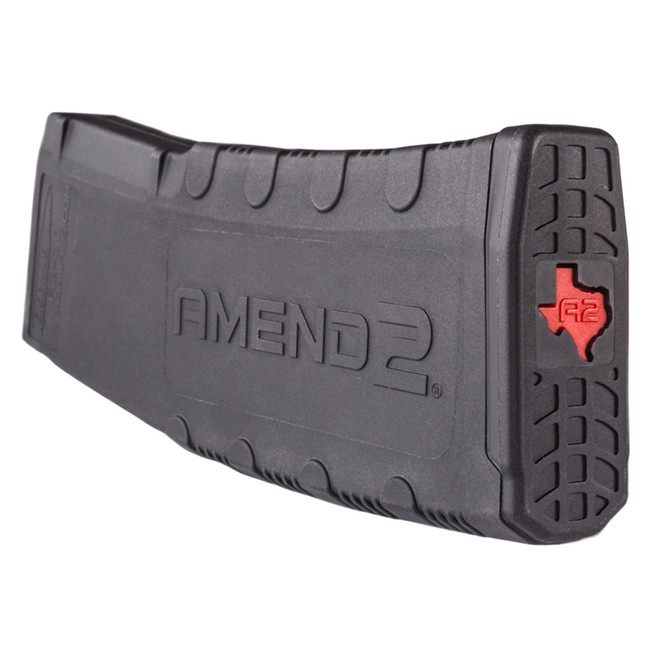 Amend2 A2TX556BLK30 Texas Special Edition 30rd 223 Rem/5.56x45mm NATO Compatible w/ AR-15/M16/M4 Black Polymer