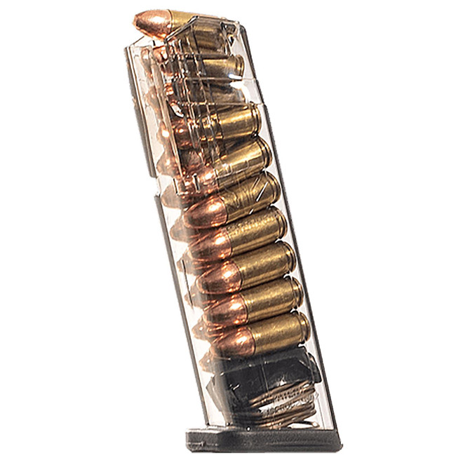 ETS Group SG932017 Pistol Mags Clear Detachable 17rd 9mm Luger for Sig P320