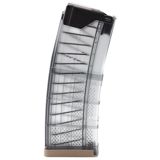 Lancer 428001 L5AWM Smoke Detachable 30rd 300 Blackout for AR-15