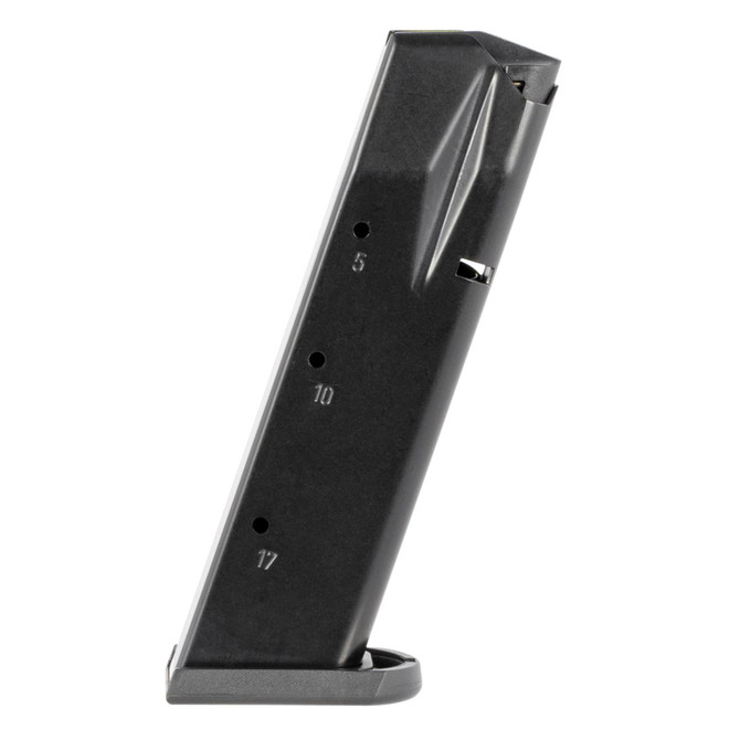Mec-Gar MGWIT9SFAFC Tanfoglio 17rd 9mm Luger, Fits Tanfoglio Witness Sm Frame Blued w/Anti-Friction Coating Carbon Steel