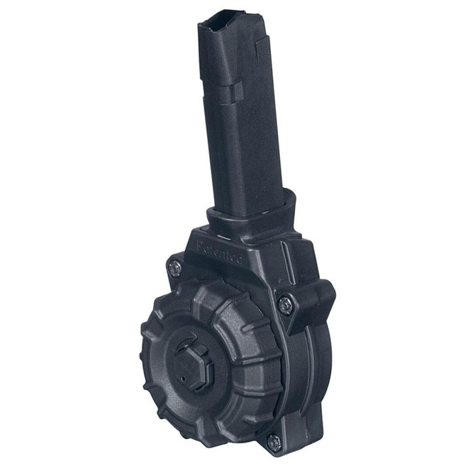 ProMag DRMA35 Standard 30rd Drum 9mm Luger Compatible w/ Glock 43X/48 Black DuPont Zytel Polymer