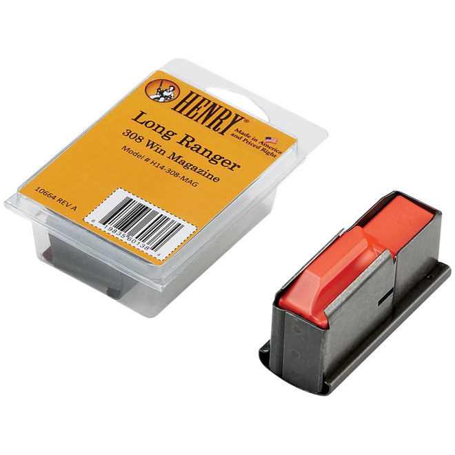 Henry H14308MAG Long Ranger 4rd 308 Win Blued Steel