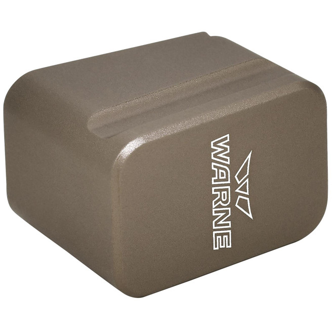 Warne 3113 Magazine Extension made of 6061-T6 Aluminum with Hardcoat Anodized Flat Dark Earth Finish for Glock 17, 22 Magazines (Adds 5rds 9mm Luger, 4rds 40 S&W)