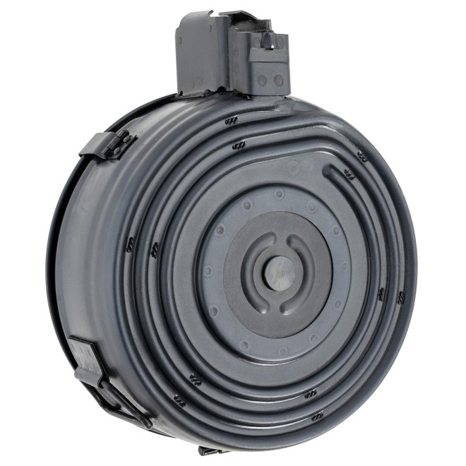 Century Arms MAAK78B AK 75rd 7.62x39mm Drum For AK-Platform Black Polymer