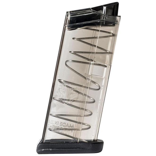 ETS Group SMKGLK43 Pistol Mags 7rd 9mm Luger Compatible w/ Glock 43 Smoke Polymer