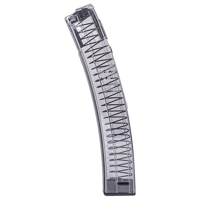 ETS Group SMKHKMP530 Pistol Mags 30rd Standard 9mm Luger Compatible w/ HK MP5/MP5K/94/SP89/SP5K Smoke Polymer