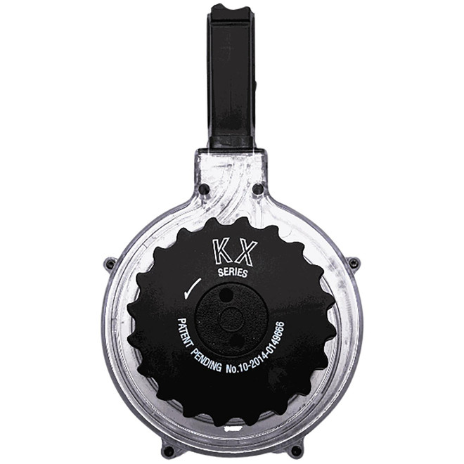 Kci Usa Inc KCIMZ036 AR-15 50rd Drum 5.56x45mm NATO Clear Polymer