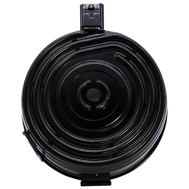 Kci Usa Inc KCIMZ004S AK-47 75rd Drum 7.62x39mm Black Steel Fits AK-47/AKM Platform
