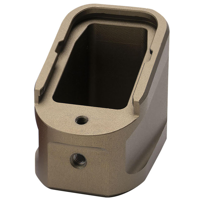 Strike Industries EMPALG17FDE Extended Mag Plate Fits Glock G17 Fits Glock G22 Flat Dark Earth 6061 T-6 Aluminum