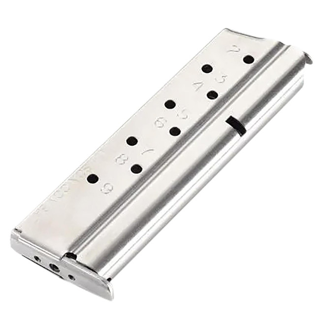 Wilson Combat 9209FS9 920 9rd 9mm Fits Wilson Combat 1911 Full Size Silver Stainless Steel