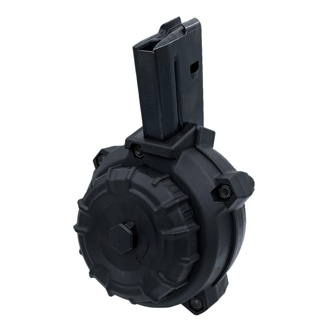 ProMag DRMA108 50rd Drum 6.8 SPC Fits AR-15 Black DuPont Zytel Polymer