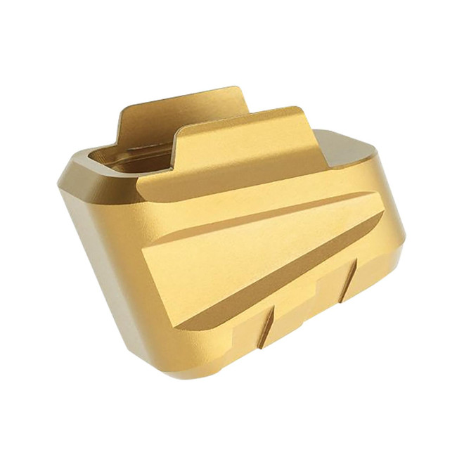 Tyrant CNC TDP320MAGEXGOLD Magazine Extension Fits Sig P320 5rd Gold Aluminum