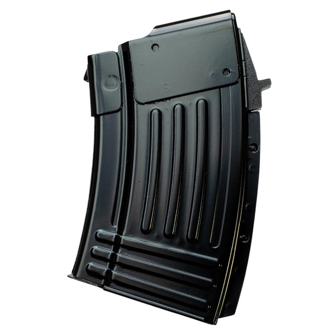 Global Ordnance LLC 810091157381 10rd Fully Ribbed 7.62x39mm Fits AK-47 Black Steel