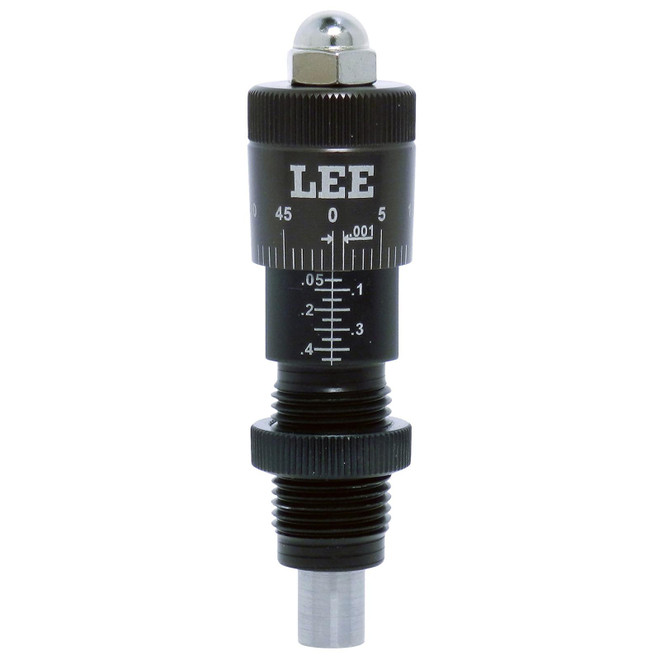 Lee Precision 92162 Micrometer Factory Crimp Adapter Black/Clear 44/45 Cal Pistol Firearm