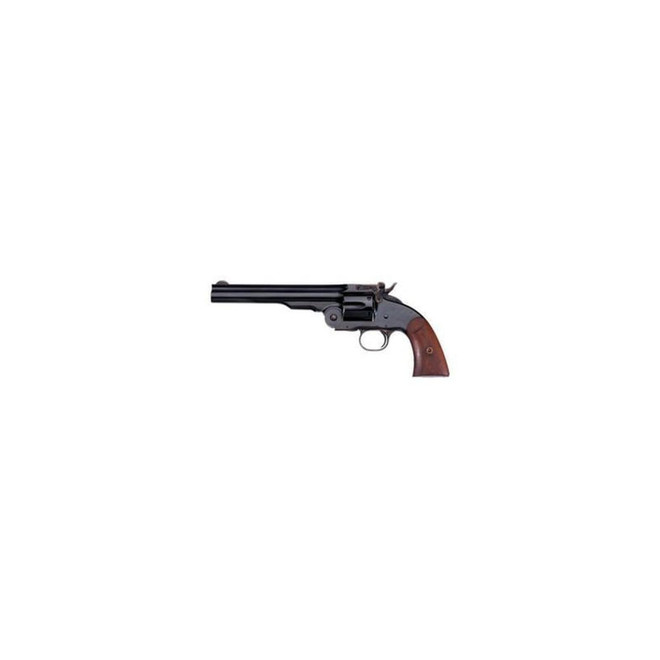 Taylors & Company 550639 Second Model Schofield 45 Colt (LC) Caliber with 7" Barrel, 6rd Capacity Cylinder, Overall Blued Finish Steel & Walnut Grip