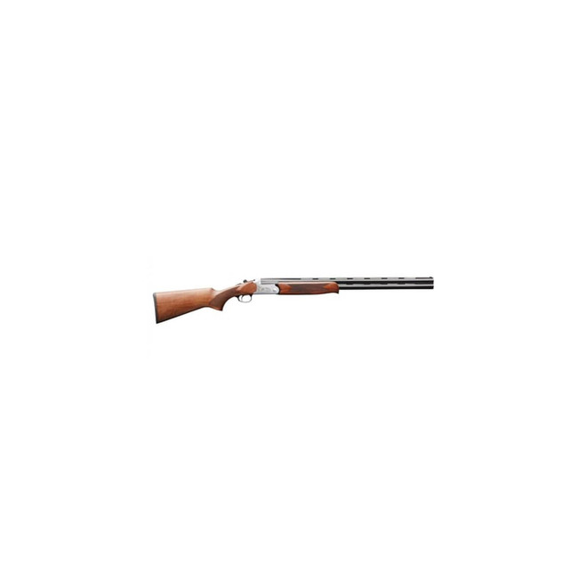 Charles Daly 930218 202 410 Gauge 2rd 3" 26" Blued Vent Rib Barrel, Silver Engraved Steel Receiver, Fixed Walnut Wood Stock