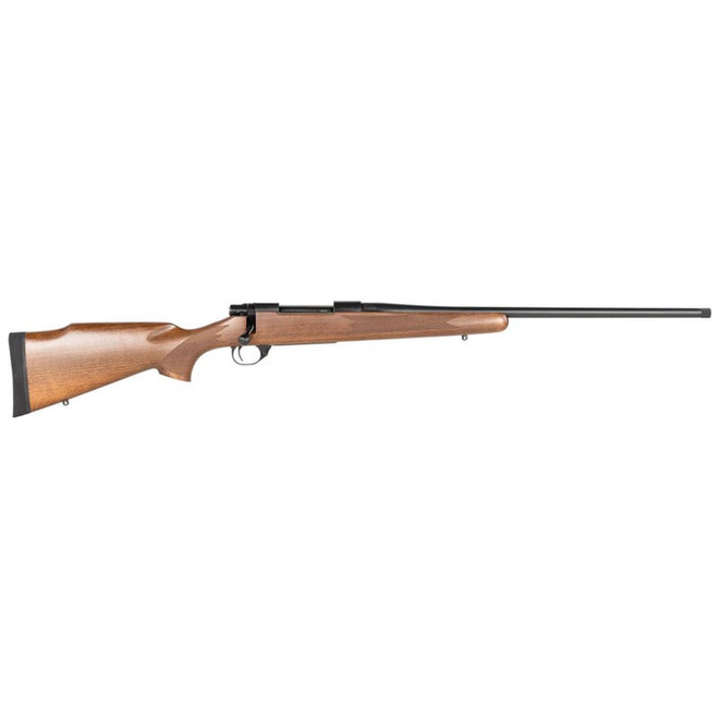 Howa HWH3006T M1500 Standard Hunter 30-06 Springfield 5+1 22" Black Steel Threaded Barrel, Black Steel Receiver, Walnut Fixed Wood Stock