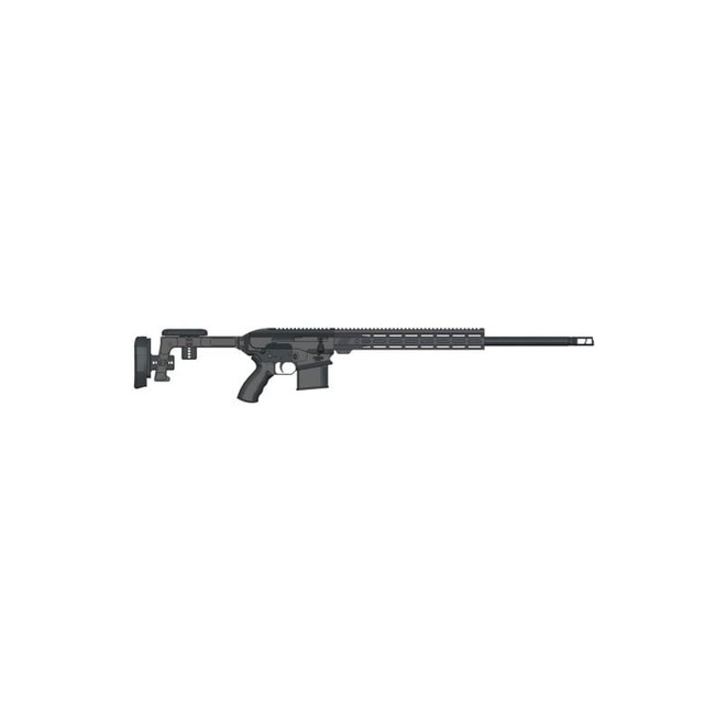 Bushmaster 0110003BLK BA30 6.5 Creedmoor 10+1 24" Black Threaded Barrel, Black Hard Coat Anodized 14" M-LOK Handguard, Black Aluminum Chassis Folding Stock, AR Style Grip, Ambidextrous