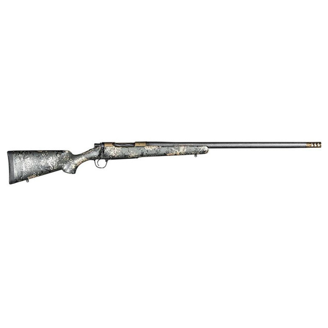 Christensen Arms 8010620100 Ridgeline FFT 300 WSM 3+1 20" Carbon Fiber/Threaded Barrel, Burnt Bronze Cerakote, Green with Black/Tan Accents Stock