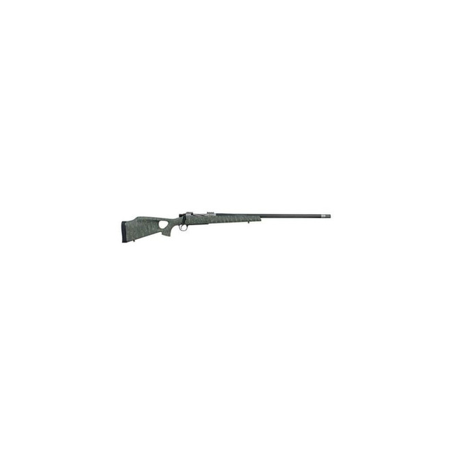 Christensen Arms CA10269815323 Summit TI Full Size 28 Nosler 3+1, 26" Natural Titanium Steel Threaded Barrel, Natural Titanium Aluminum Receiver, Green w/Black/Tan Webbing Fixed Thumbhole Stock