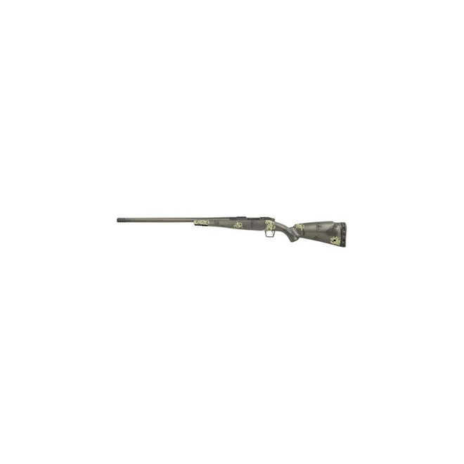 Fierce Firearms ROG300PRC24BF Carbon Rogue Full Size 300 PRC 3+1 24" Carbon Fiber Hand Lapped/Match Grade Threaded Barrel, Black Cerakote Steel Receiver, Forest Camo Fierce Rogue Carbon Fiber Stock