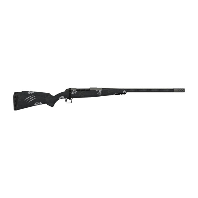 Fierce Firearms TROG300PRC22GP CT Rogue 300 PRC 3+1 22" Carbon Fiber Barrel, Glacier Cerakote Titanium Rec, Phantom Camo Rogue Stock