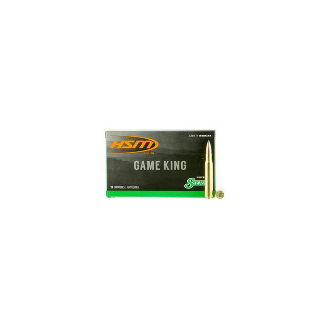 HSM 25069N Game King 25-06 Rem 117 gr Sierra GameKing Spitzer Boat Tail 20 Per Box/ 20 Case