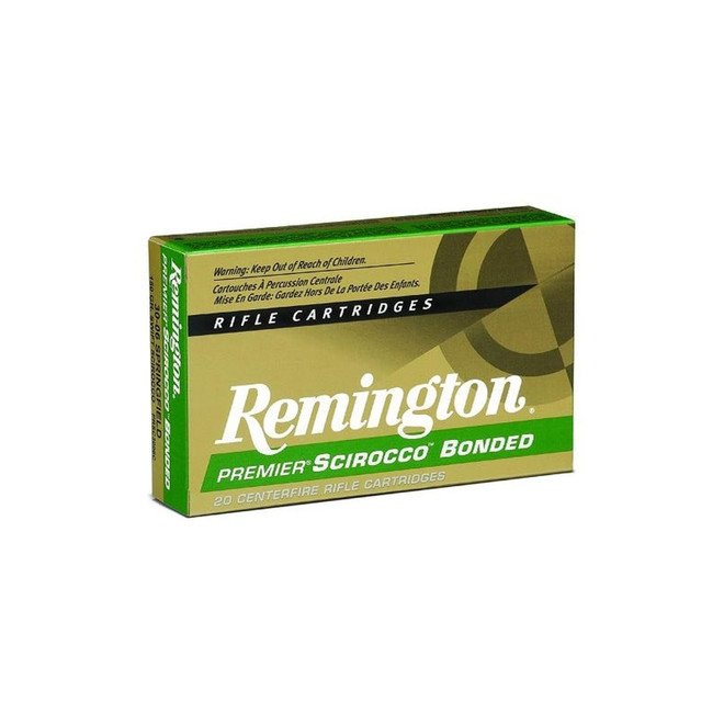 Remington Ammunition 29320 Premier Scirocco Bonded 243Win 90gr Swift Scirocco Bonded 20 Per Box/10 Case