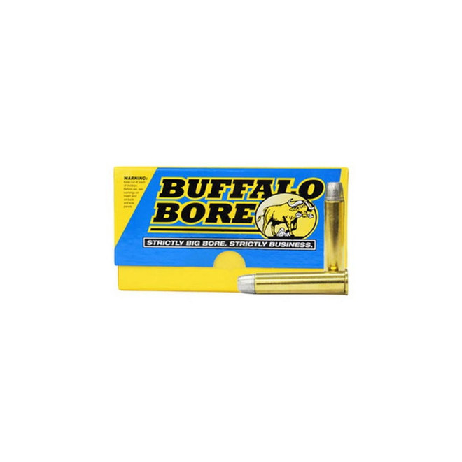 Buffalo Bore Ammunition 8A20 Lever Gun Strictly Business 45-70Gov 430gr Hard Cast Lead Flat Nose 20 Per Box/12 Case