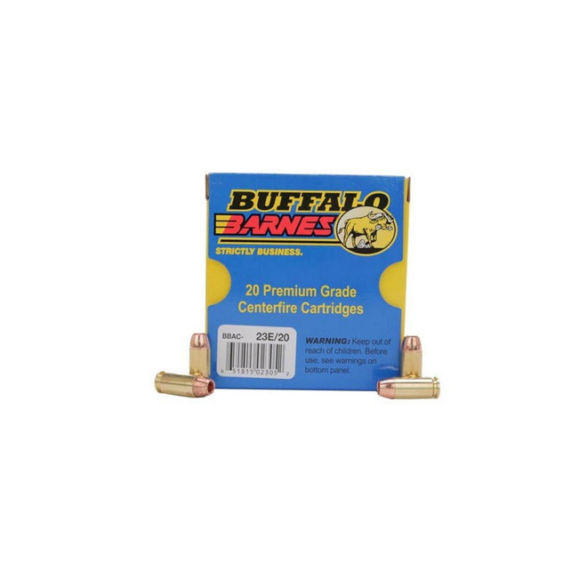 Buffalo Bore Ammunition 23E20 Standard Pressure Strictly Business 40S&W 140gr Barnes TAC-XP Lead Free 20 Per Box/12 Case